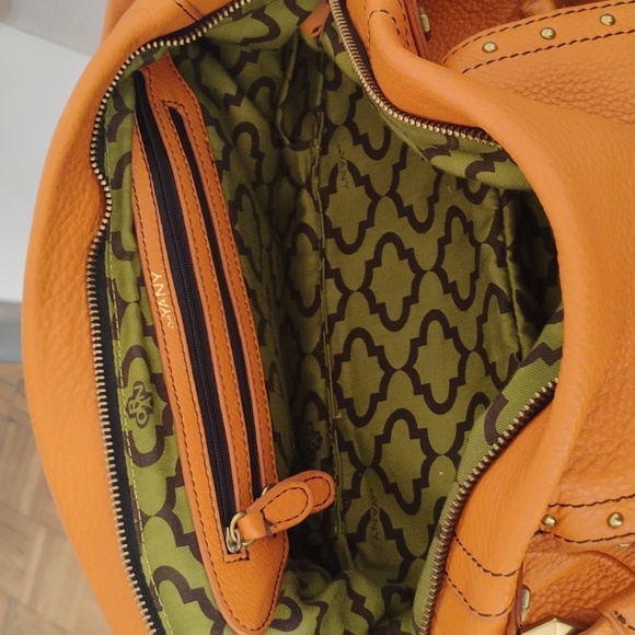 orYANY Orange Leather Shoulder Bag/Crossbody - Picture 9 of 9